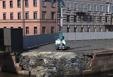 Реконструкция набережной канала Грибоедова. Санкт-Петербург