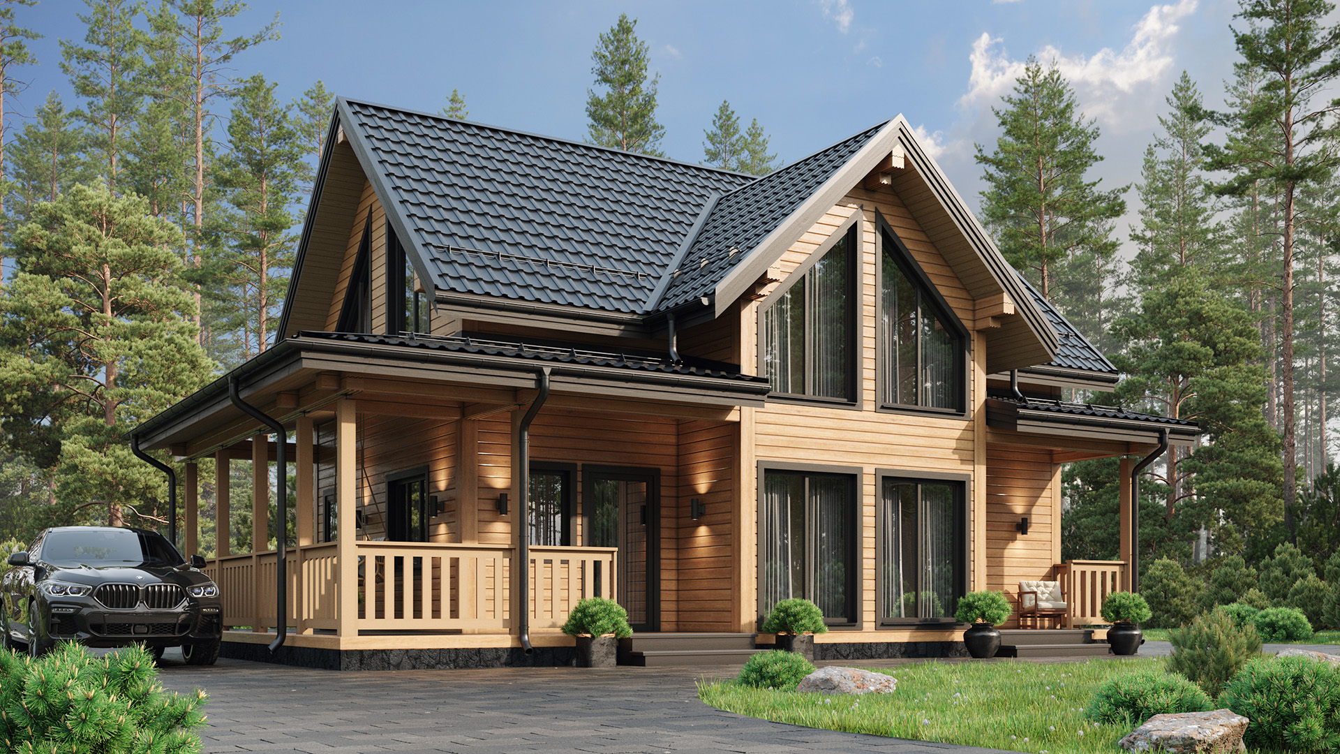 Экспресс Реалистичный (3dsMax) — пример работы